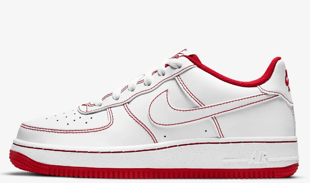 Air Force 1 - Contrast Stitch White/University Red