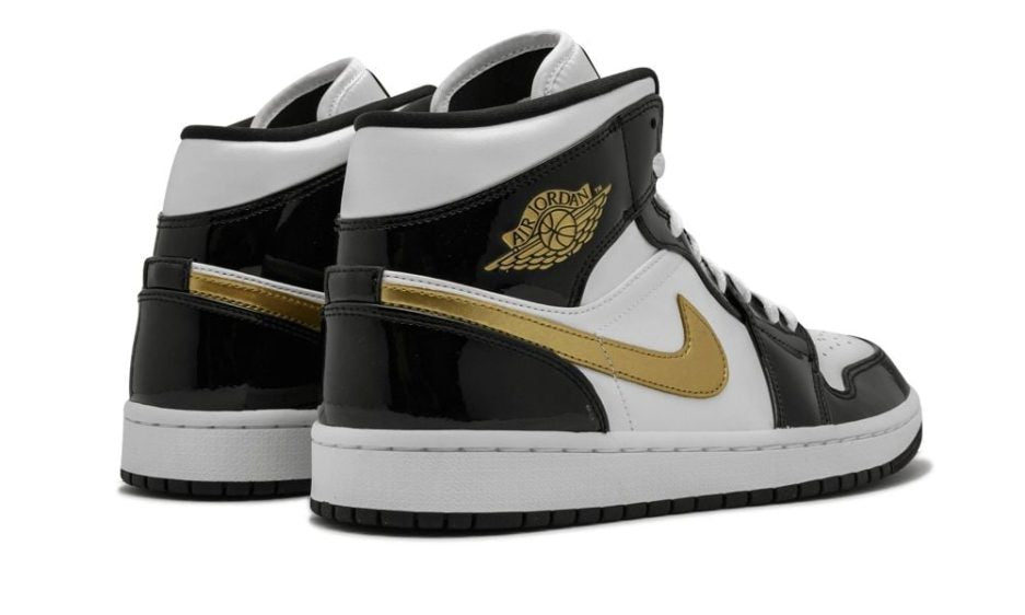 Air Jordan 1 - Black Gold Patent Leather