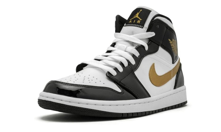 Air Jordan 1 - Black Gold Patent Leather