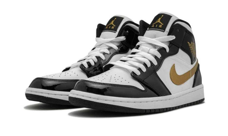 Air Jordan 1 - Black Gold Patent Leather