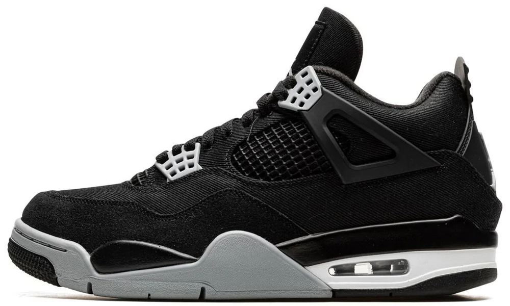 Air Jordan 4 - Black Canvas
