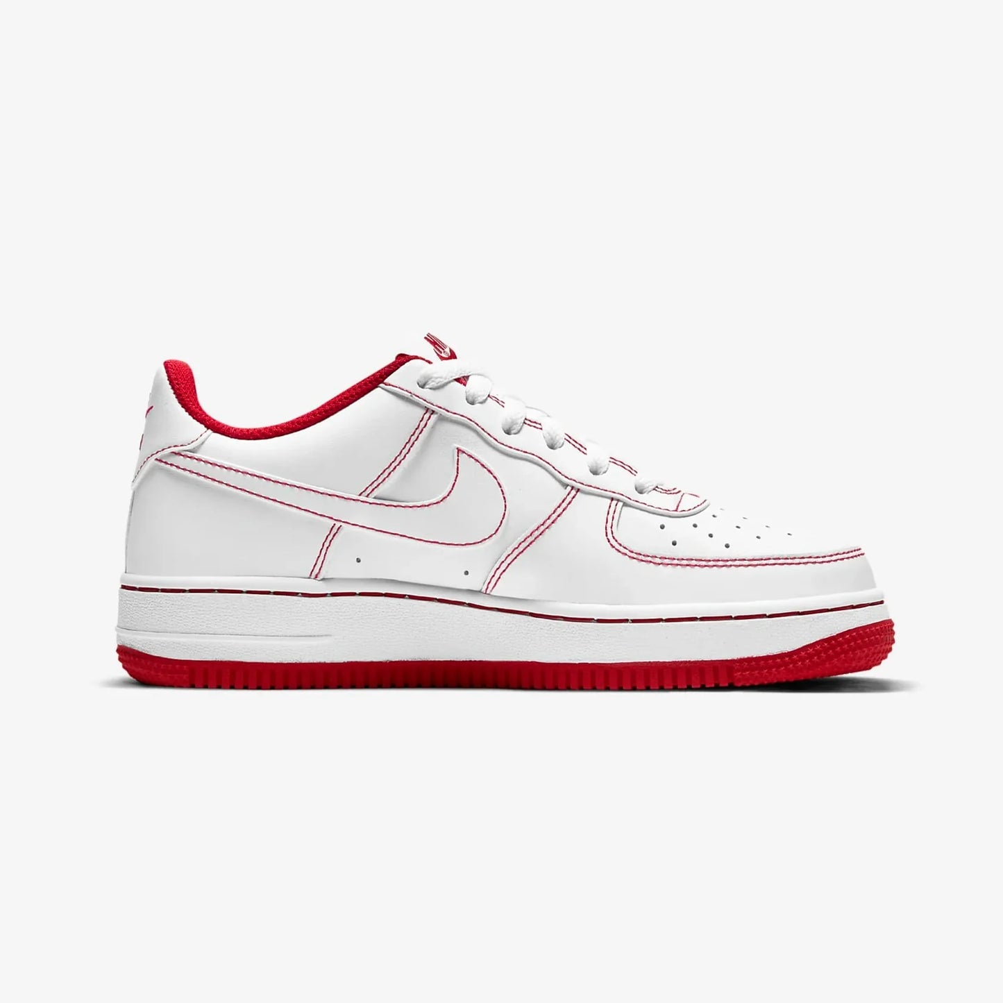 Air Force 1 - Contrast Stitch White/University Red