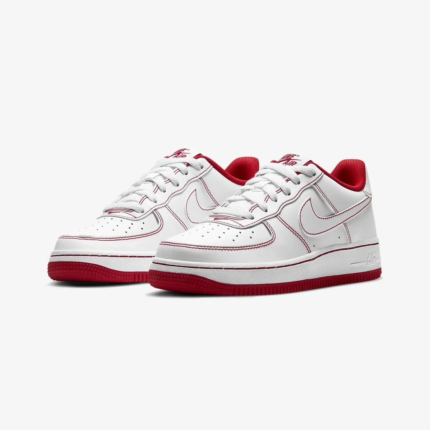 Air Force 1 - Contrast Stitch White/University Red