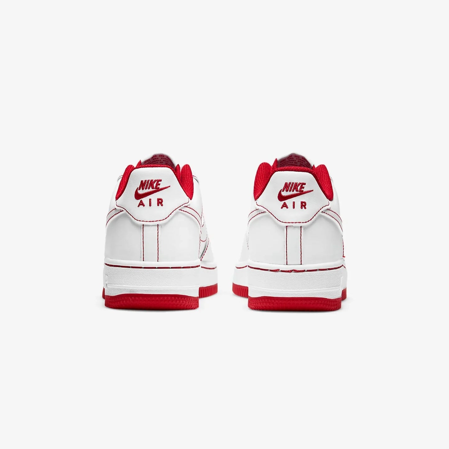 Air Force 1 - Contrast Stitch White/University Red