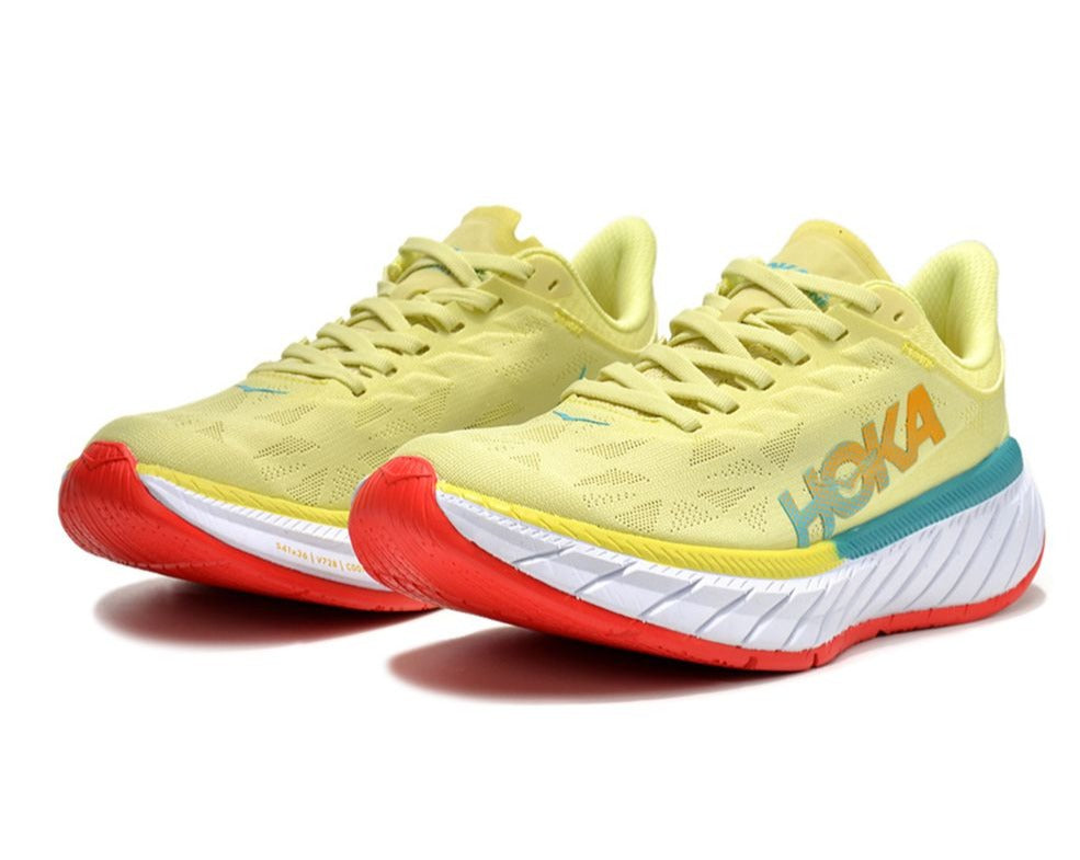 HOKA Carbon X 2 - Luminary Green/ Hot Coral