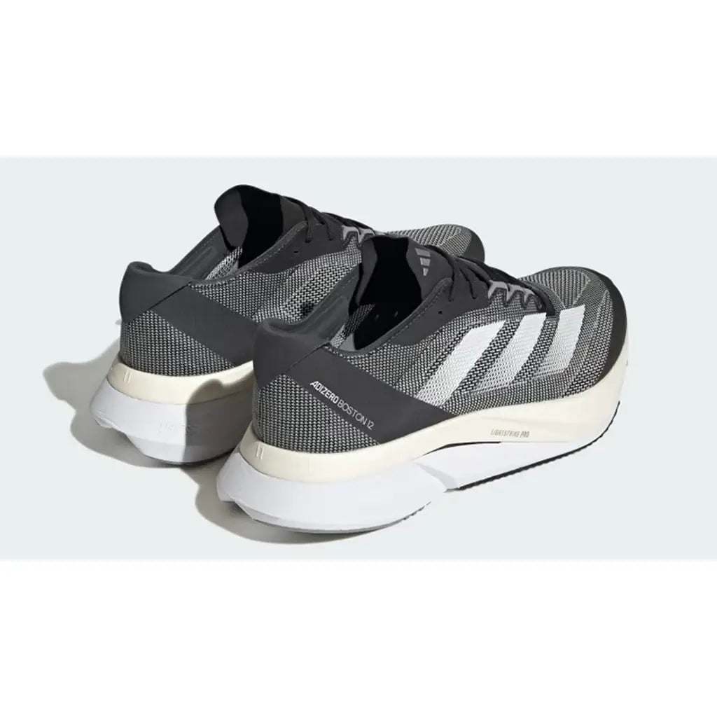 Adizero Boston 12 - Black White Carbon