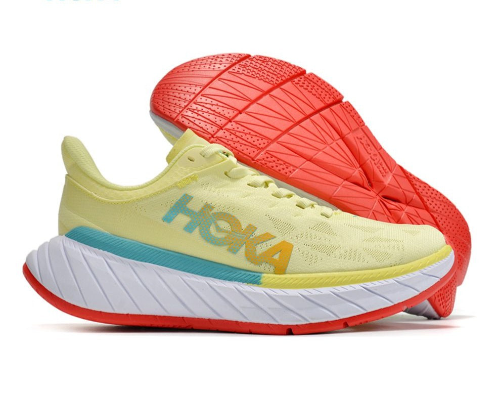 HOKA Carbon X 2 - Luminary Green/ Hot Coral