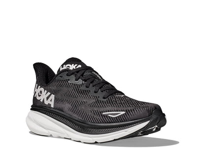HOKA Clifton 9 - Black/ White