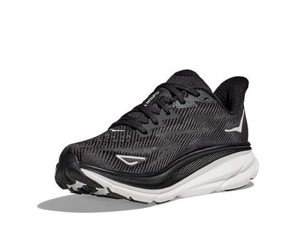 HOKA Clifton 9 - Black/ White
