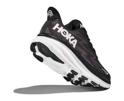 HOKA Clifton 9 - Black/ White