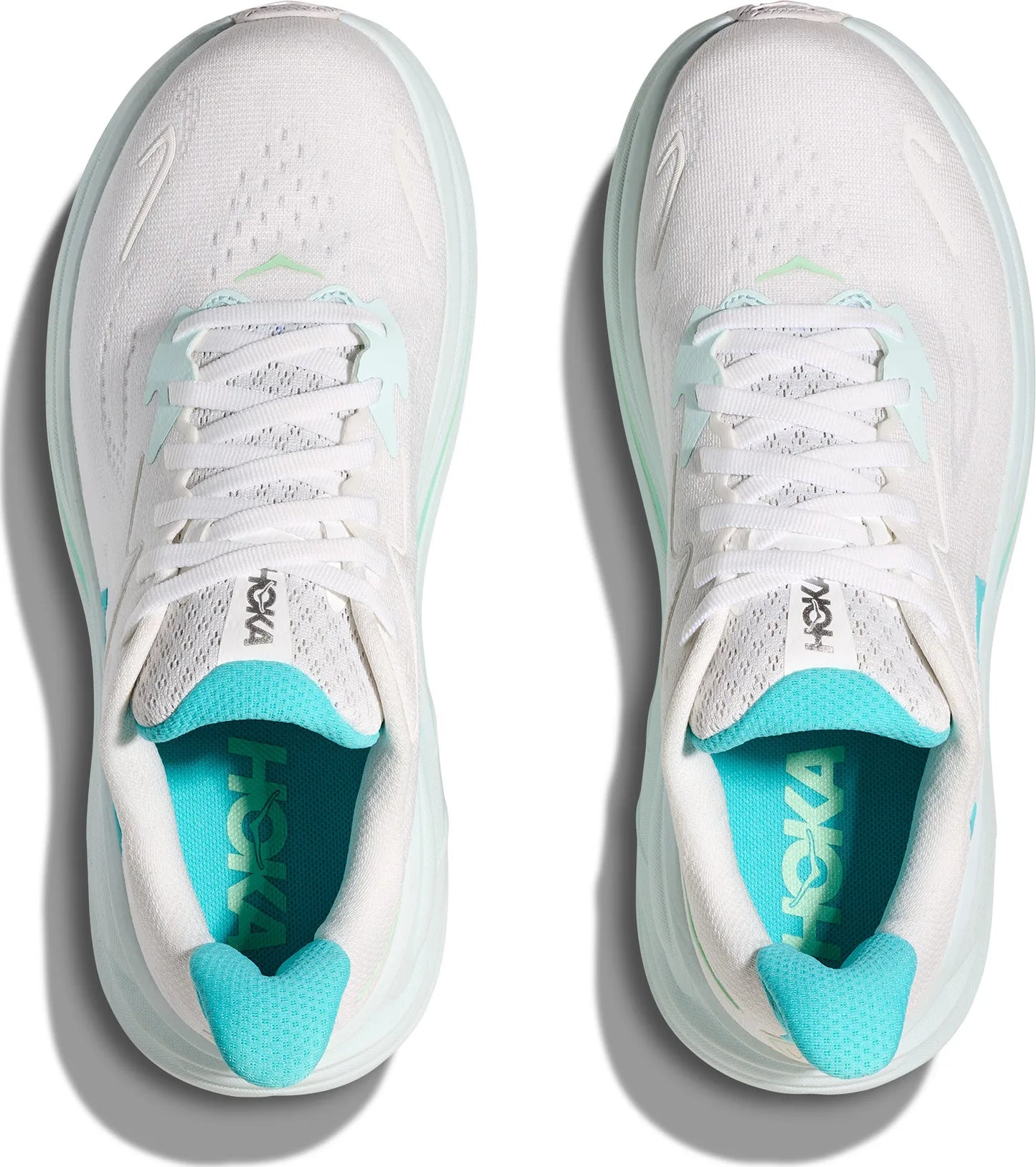 HOKA Clifton 10 - White/Cielo Blue