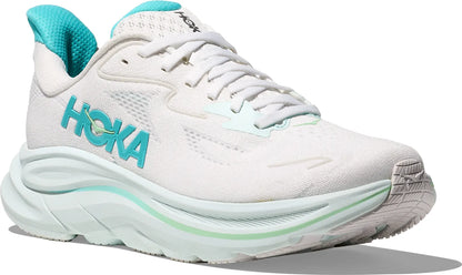 HOKA Clifton 10 - White/Cielo Blue