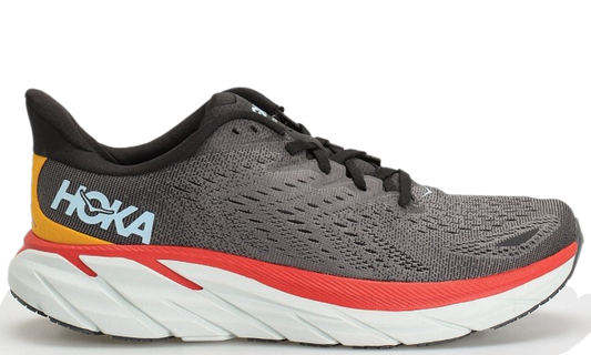 HOKA Clifton 8 - Castlerock Red