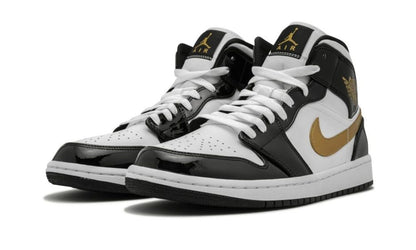 Air Jordan 1 - Black Gold Patent Leather