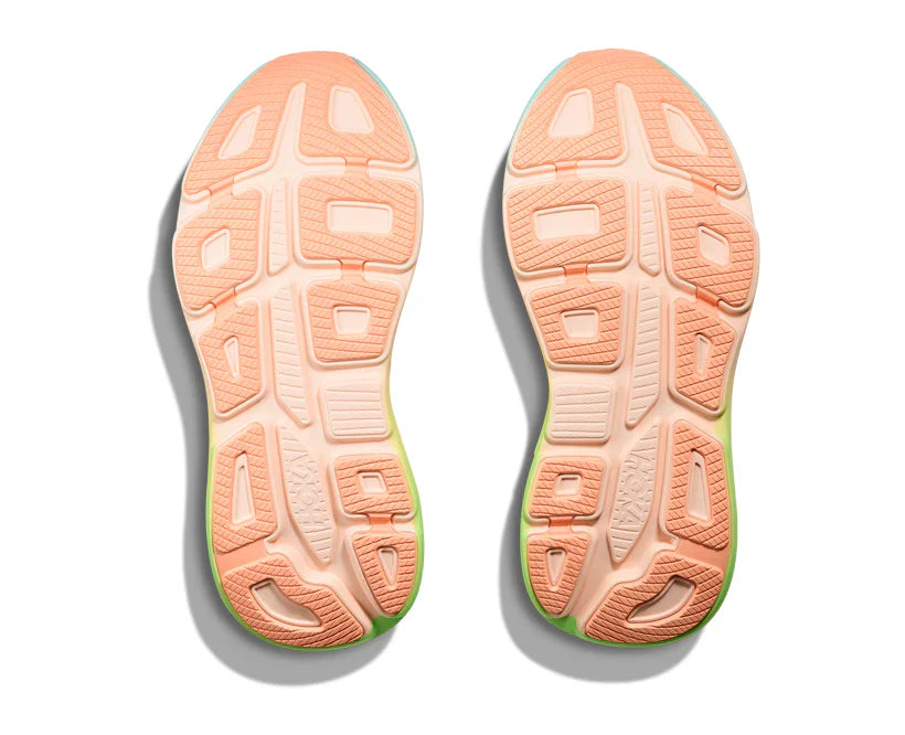 HOKA Bondi 9 - Frost / Pale Tangerine
