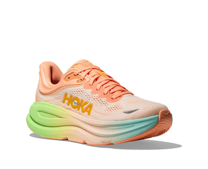 HOKA Bondi 9 - Frost / Pale Tangerine