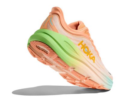 HOKA Bondi 9 - Frost / Pale Tangerine