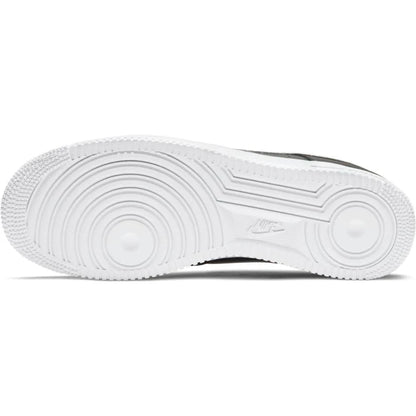 Air Force 1 - Black White Pebbled Leather