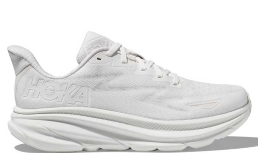 HOKA Clifton 9 - White/White