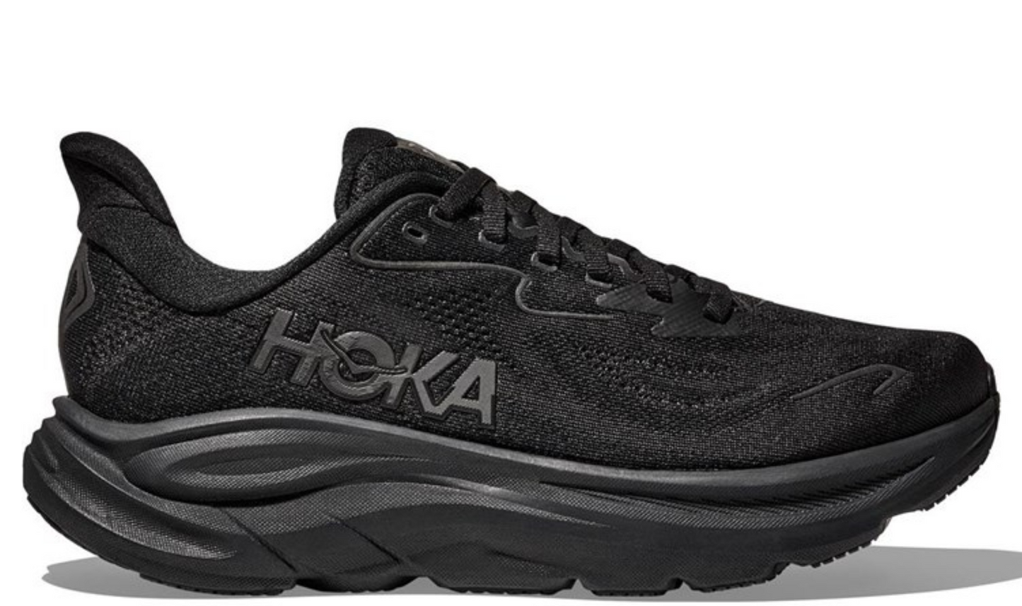 HOKA Clifton 10 - Black/Black