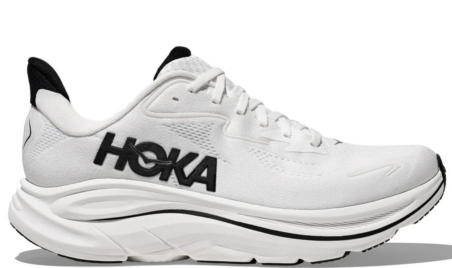 HOKA Clifton 10 - White/Black