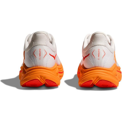 HOKA Clifton 10 - Frost/Orange Zest