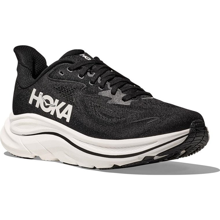 HOKA Clifton 10 - Black/White